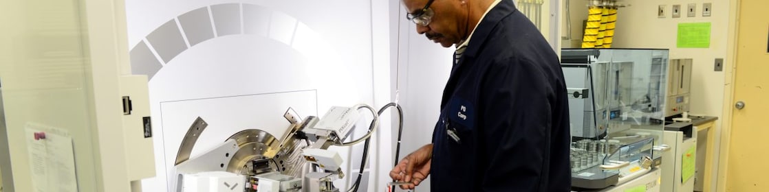 man working in a laboratory