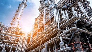 Refinery at Sunset