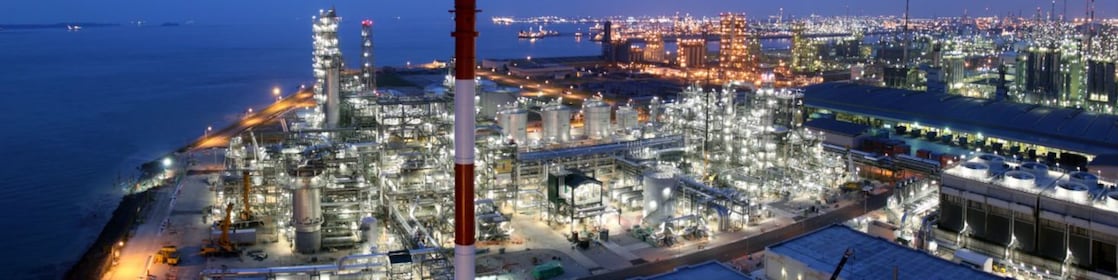 view of a chemical plant